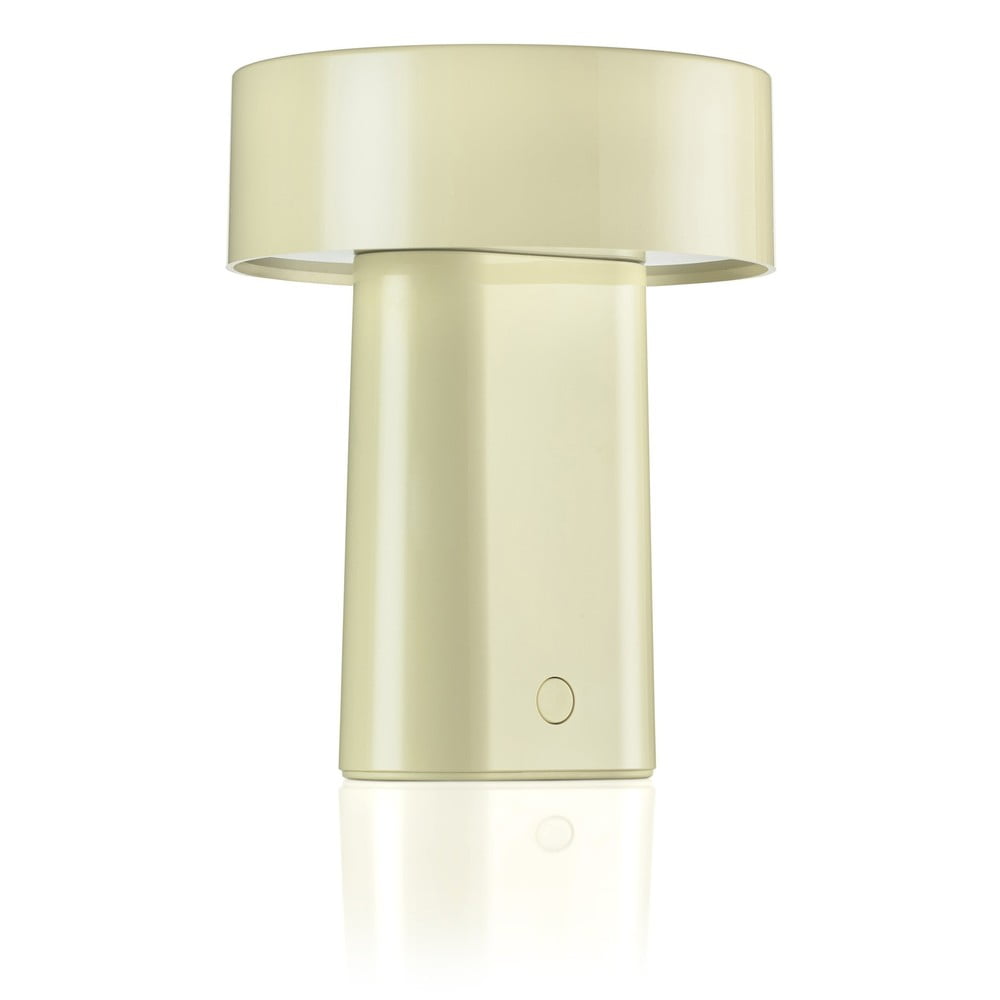 Svetlozelená plastová LED stolová lampa (výška 18 cm) Oblong – Zone