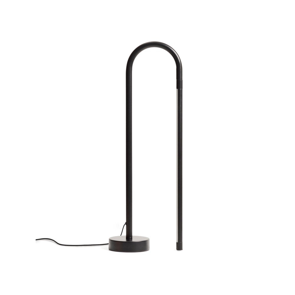 Čierna LED stojacia lampa (výška  60 cm) Bow – Kave Home