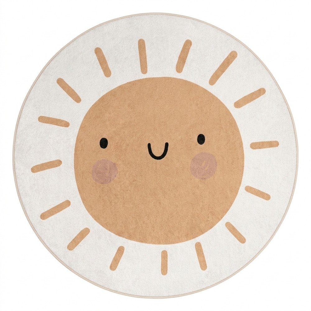 Prateľný detský koberec ø100 cm Sunny World – Mila Home