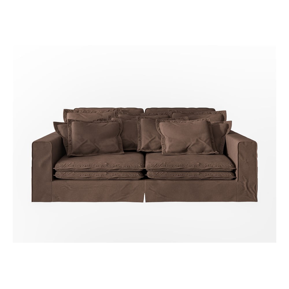 Tmavohnedá pohovka 236 cm Nora – Ropez