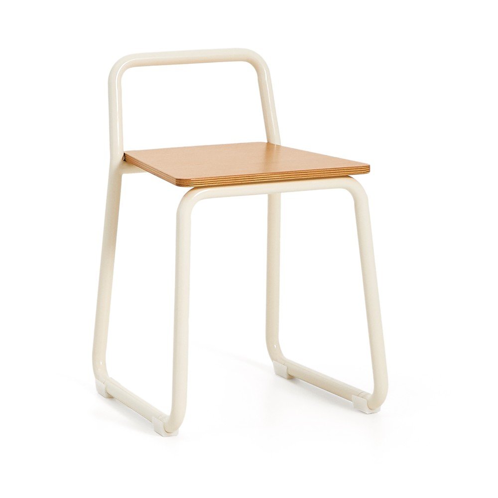 Béžová kovová detská stolička Tinn – Kave Home