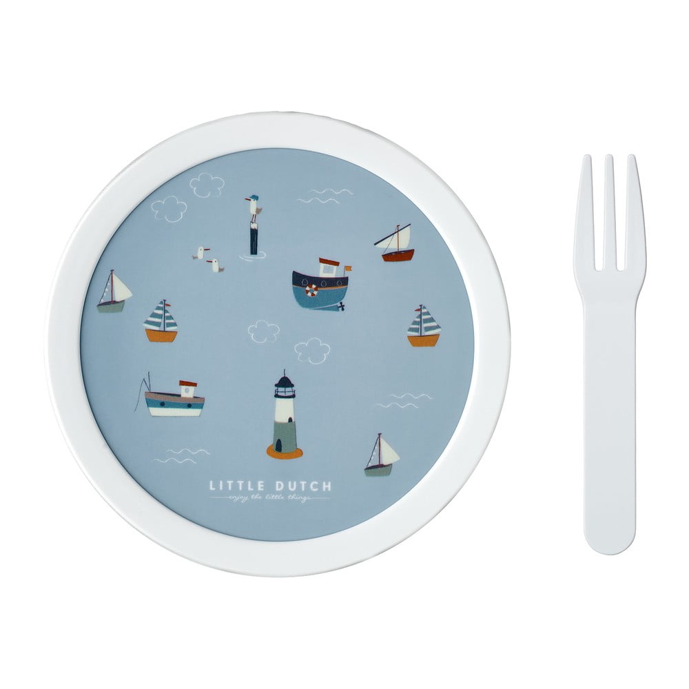 Detský desiatový box s vidličkou Sailors bay - Mepal