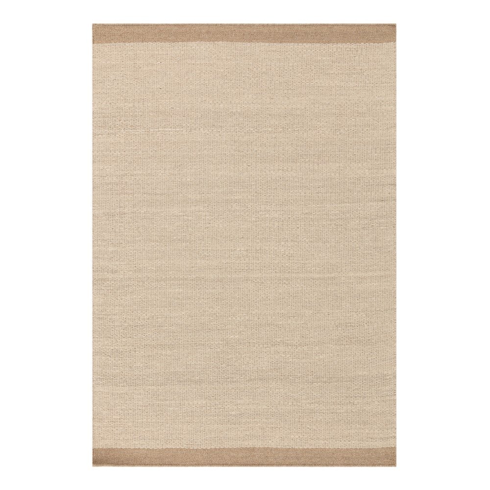 Béžový/krémový ručne tkaný vlnený koberec 120x170 cm Lima Sand – Asiatic Carpets