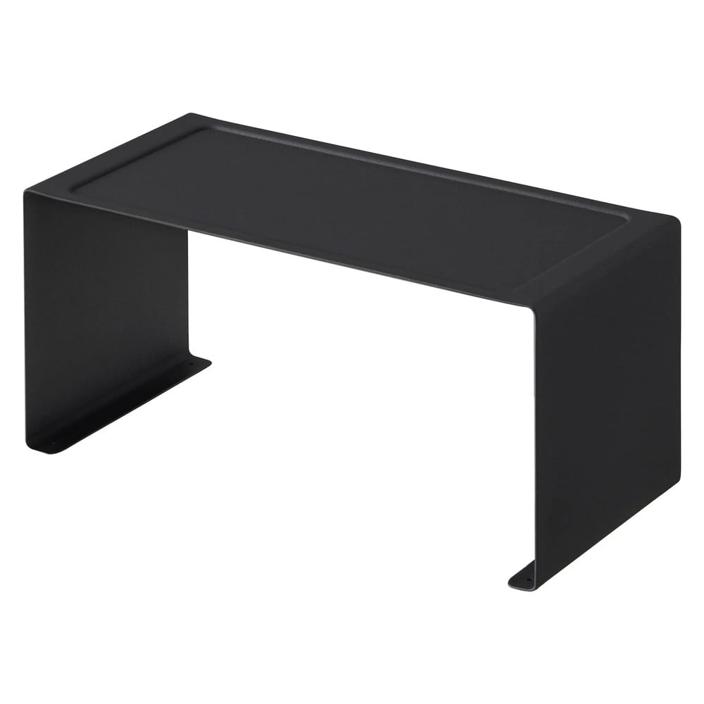 Čierna kovová prídavná polička 30