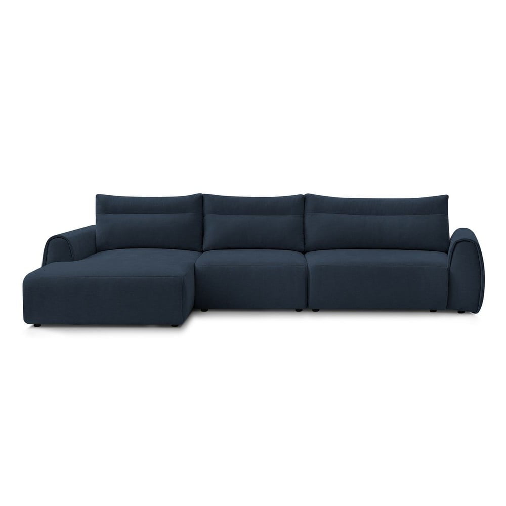 Tmavomodrá rohová pohovka Aden – Bobochic Paris