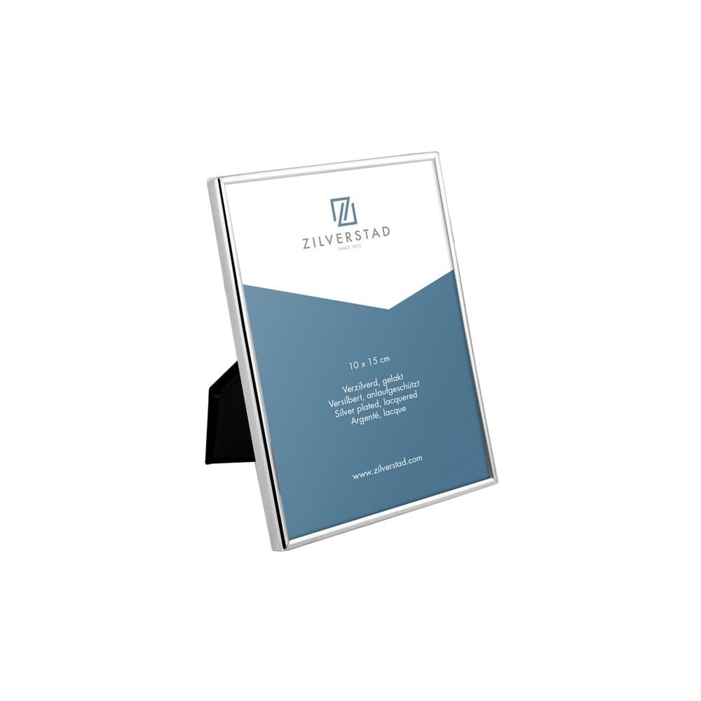 Kovový stojací/na stenu rámček v striebornej farbe 10