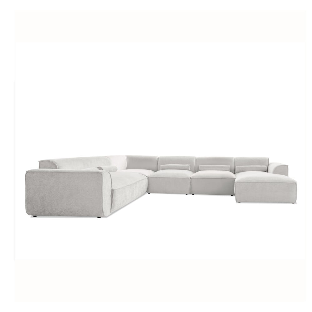 Krémovobiela rohová pohovka (ľavý roh/do tvaru "U") Flex Felix – Miuform