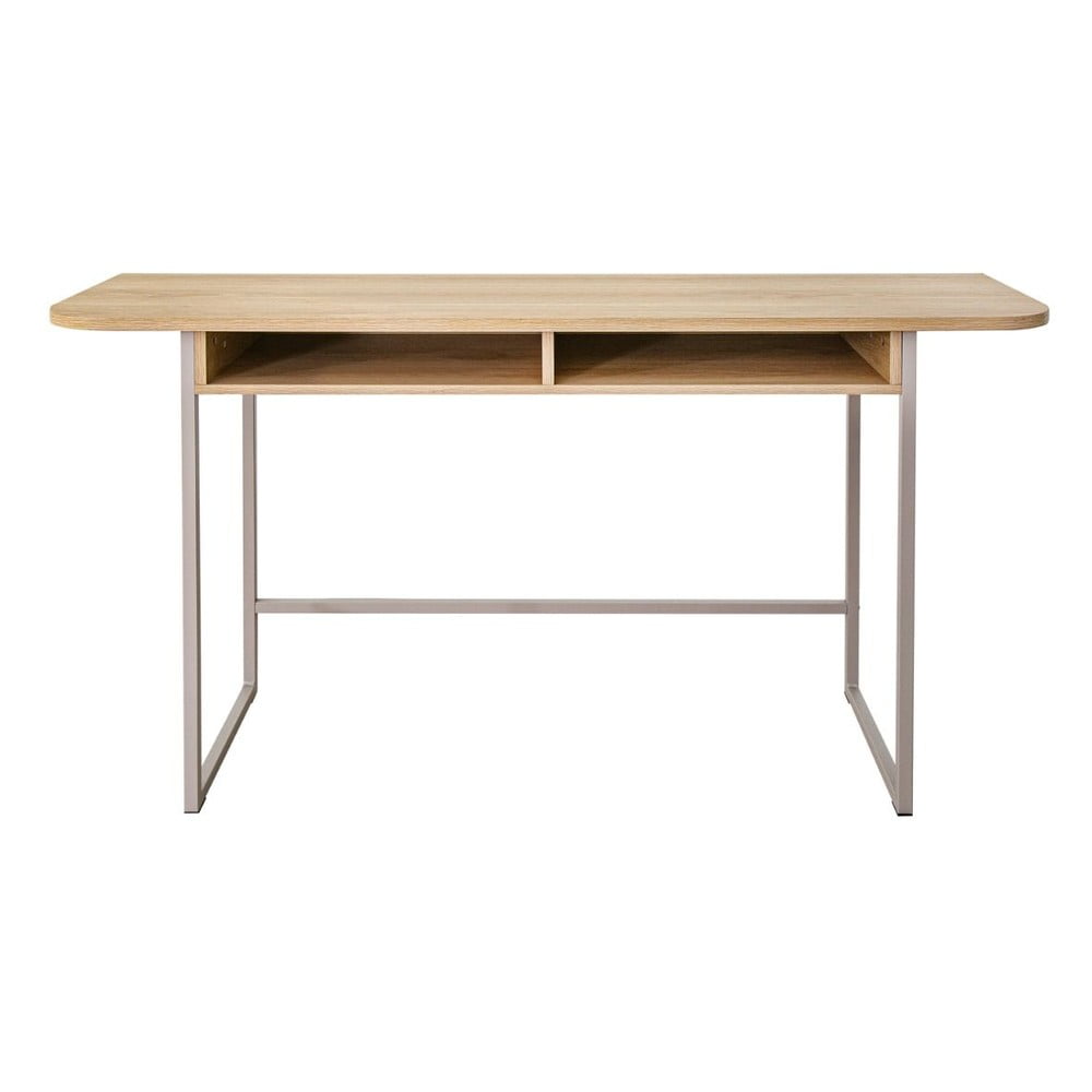 Konzolový stolík v dekore duba v prírodnej farbe 40x140 cm Darlington – Actona