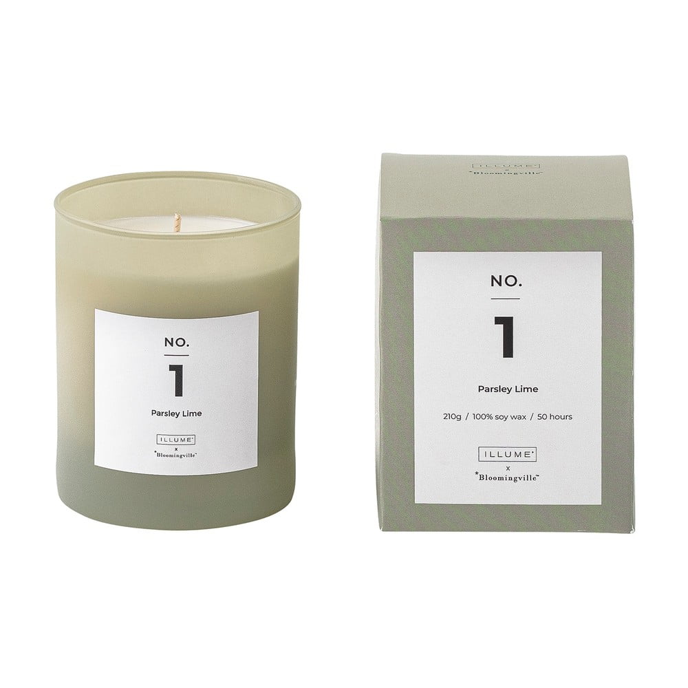 Vonná sviečka doba horenia 50 h No. 1 Parsley Lime – ILLUME x Bloomingville
