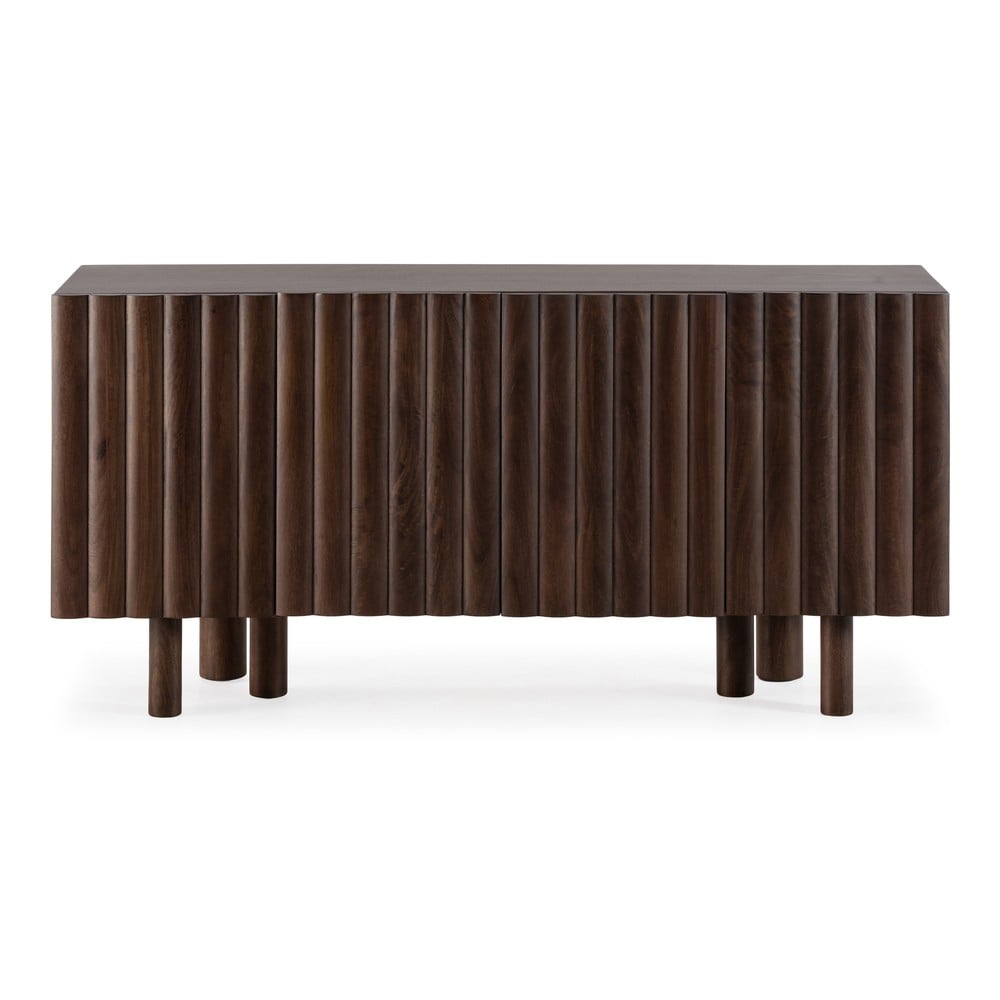 Hnedá komoda z mangového dreva 160x80x40 cm Tamira – MOME