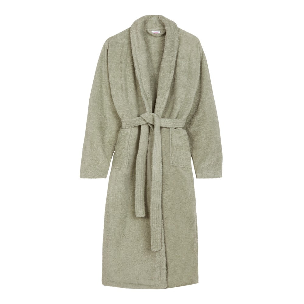 Zelený bavlnený župan veľkosť M/L Terry – HIP