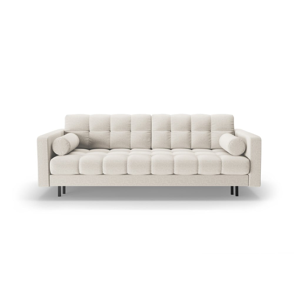 Krémová rozkladacia/s úložným priestorom pohovka 222 cm Bali – Cosmopolitan Design