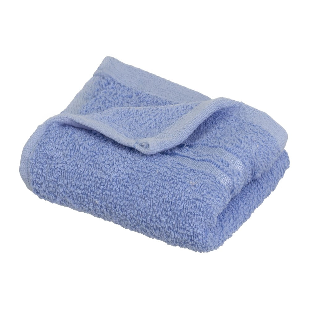 Modrý froté bavlnený uterák 30x50 cm Simple – Casa Selección