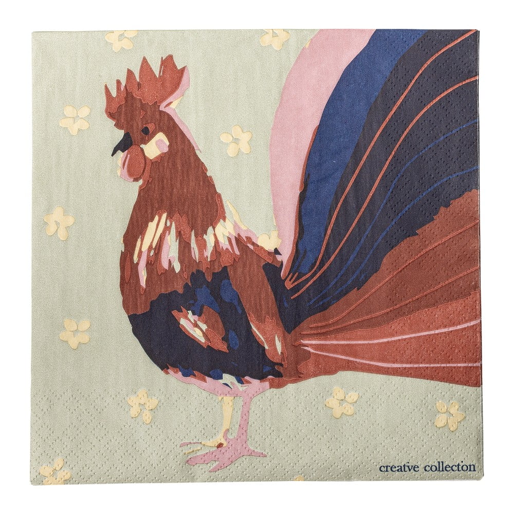 Papierové obrúsky v súprave 20 ks 33x33 cm Hanaia – Bloomingville