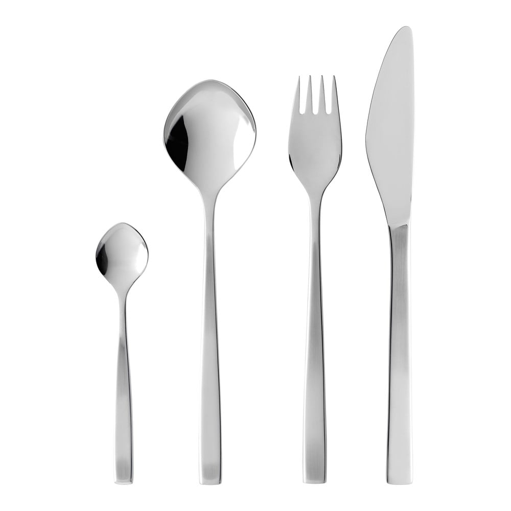 Antikoro príbor v striebornej farbe 16 ks Fuga – Gense