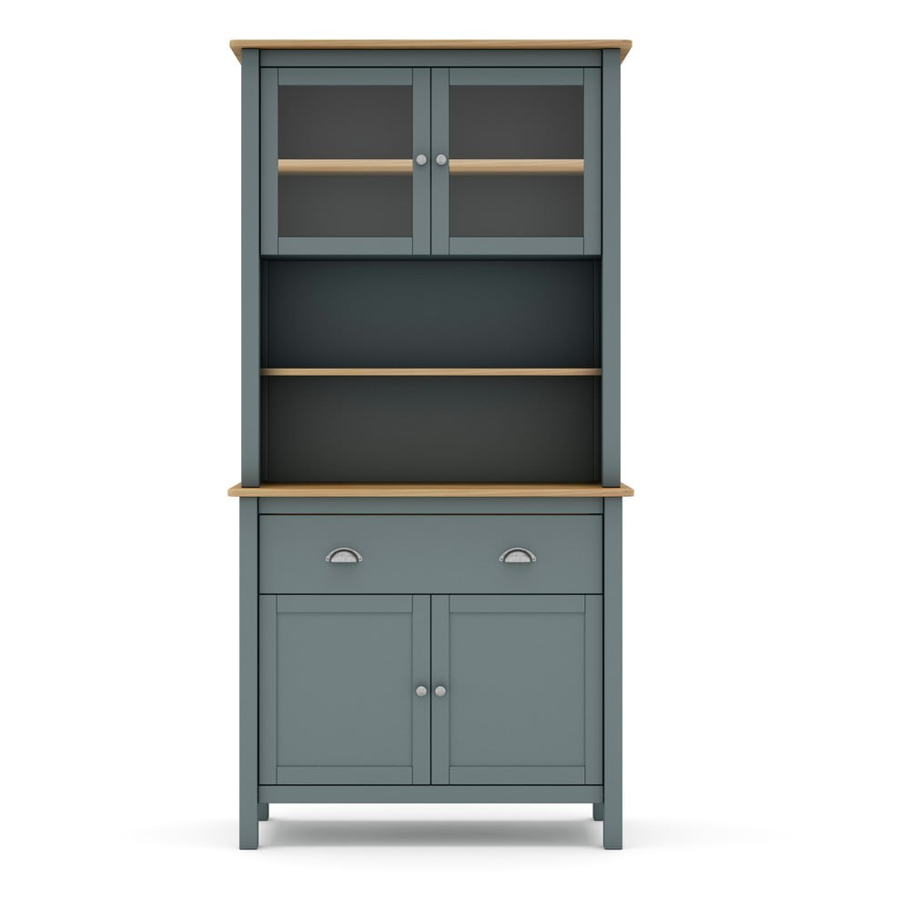 Kredenc sivozelená z borovicového dreva 90x180