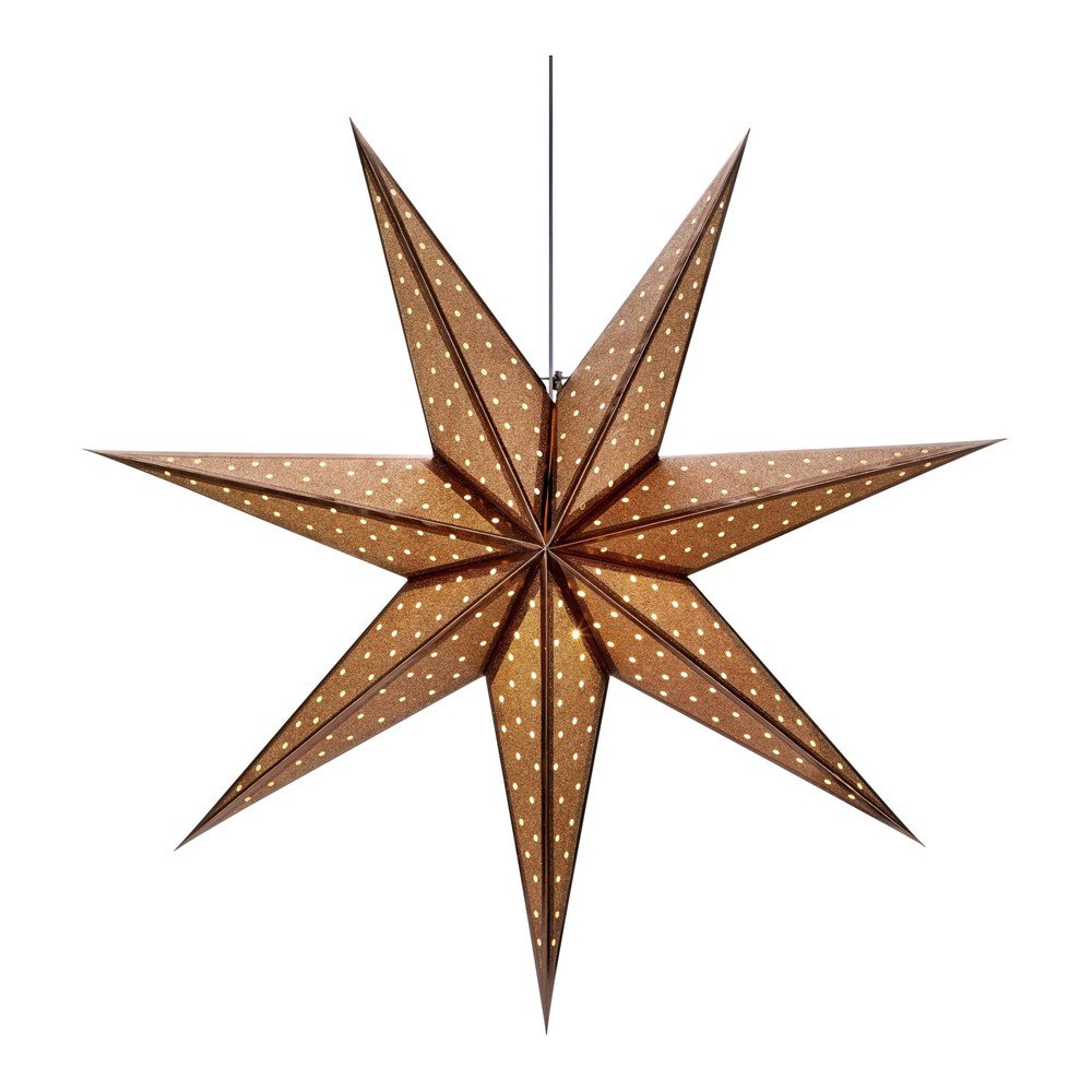 Hnedá vianočná svetelná dekorácia ø 45 cm Glitter – Markslöjd