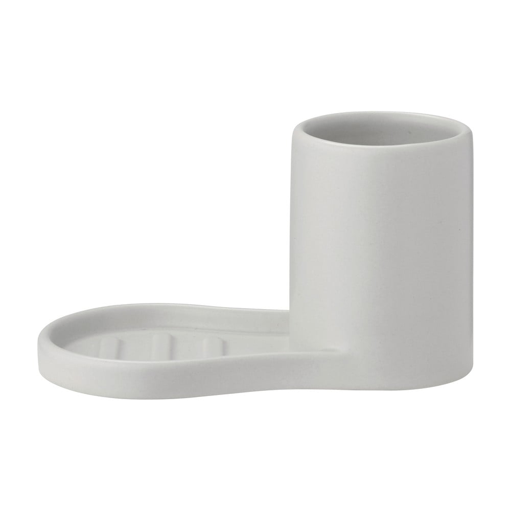 Svetlosivý kameninový stojan na umývacie prostriedky Piro – Blomus