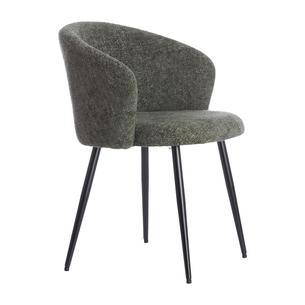 Khaki kovové jedálenské kreslá v súprave 2 ks Radaja – Light & Living