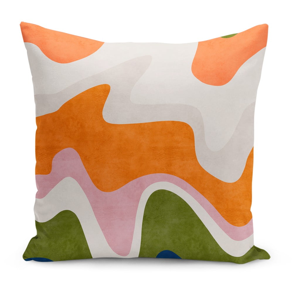 Obliečka na vankúš 43x43 cm Squiggly Orange – Mila Home