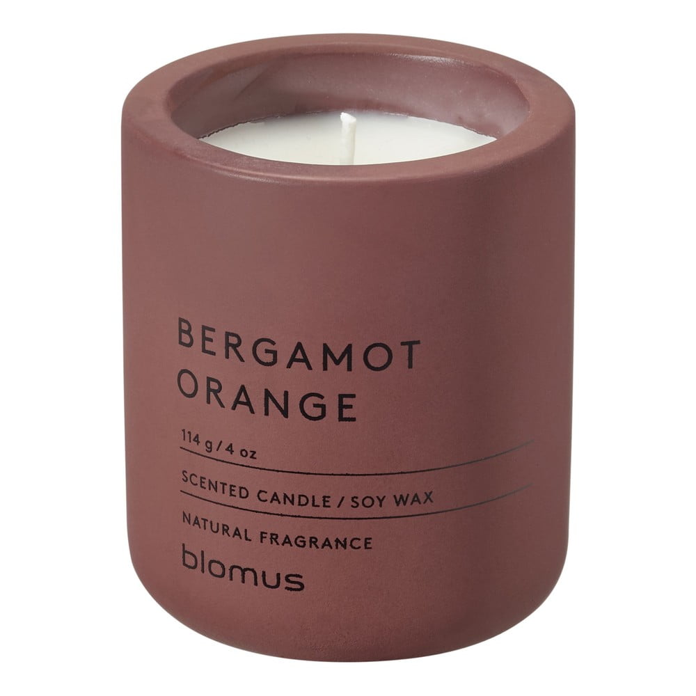 Vonná sójová sviečka doba horenia 24 h Fraga: Bergamot Orange – Blomus