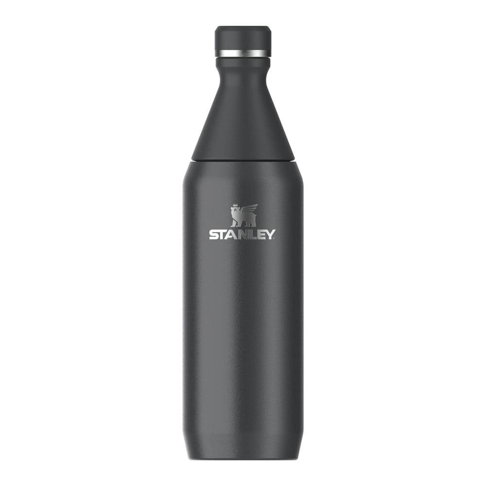 Čierna termofľaša z nehrdzavejúcej ocele 600 ml All Day Slim Bottle Black – Stanley