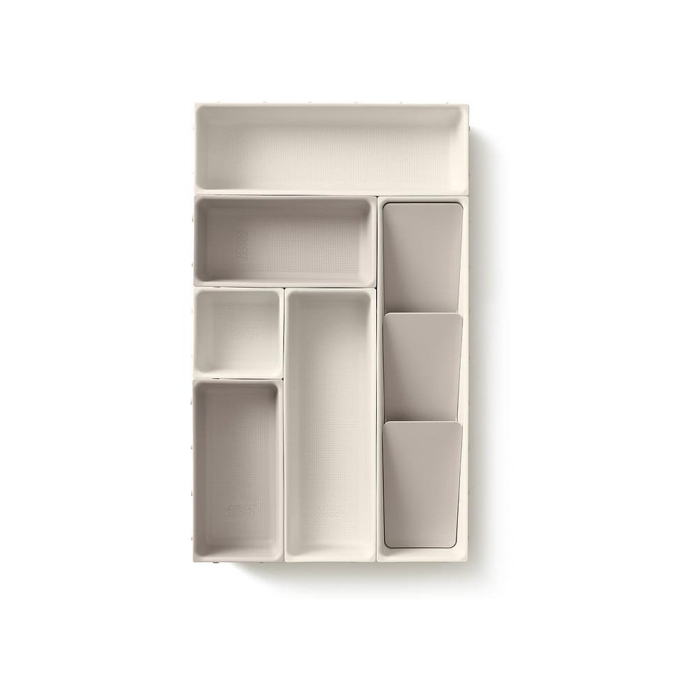 Béžové kúpeľňové organizéry v súprave 7 ks Viva – Joseph Joseph