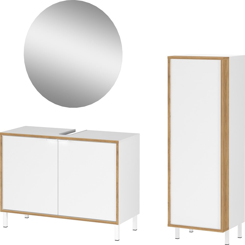 Biela kúpeľňová zostava Topeka – Germania