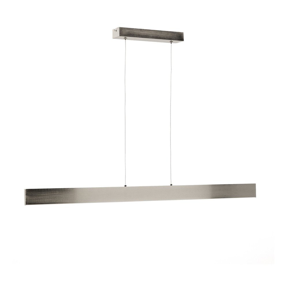 LED závesné svietidlo v striebornej farbe s kovovým tienidlom Boadella – Kave Home