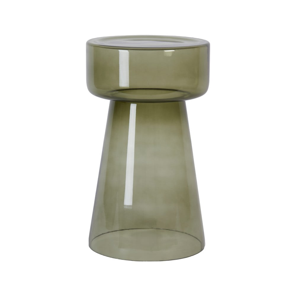 Sklenený okrúhly odkladací stolík ø 30 cm Dakwa – Light & Living