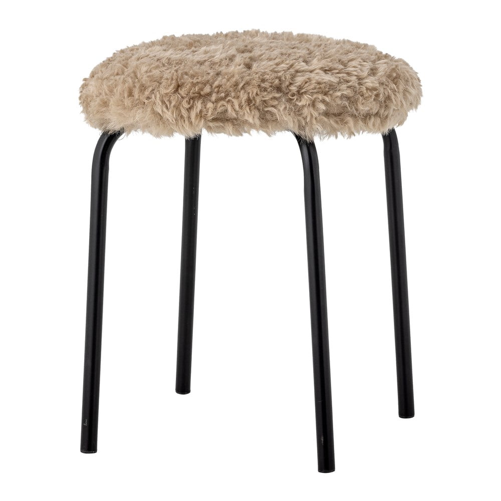 Béžová kovová stohovateľná stolička Linard – Bloomingville