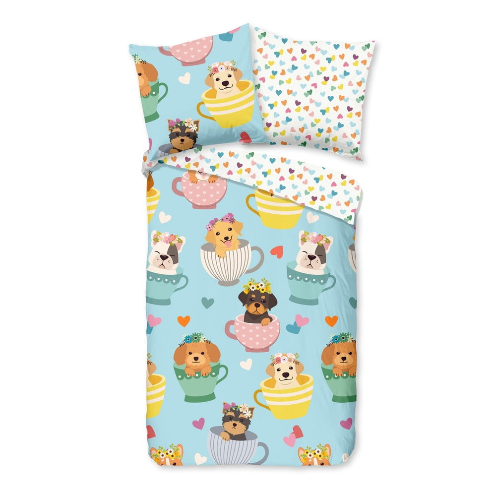 Bavlnené detské obliečky na jednolôžko 140x200 cm Dogs - Bonami Selection