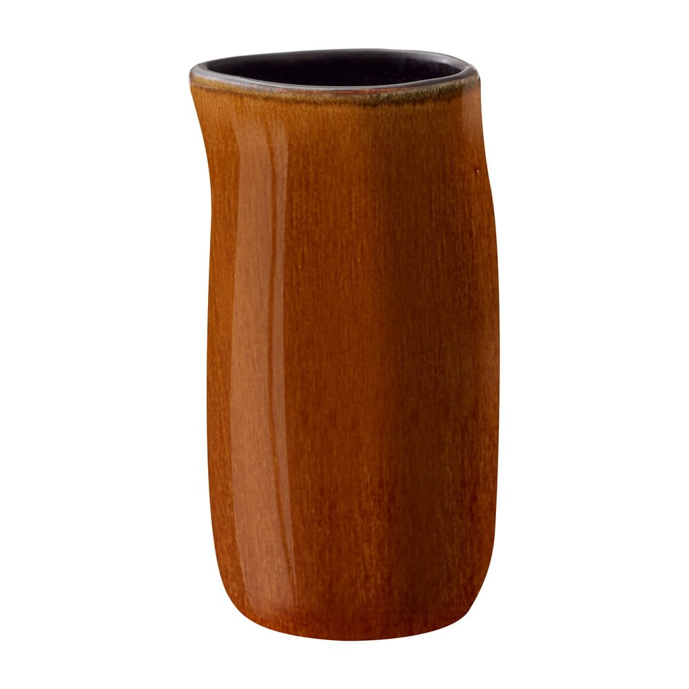 Jantárová keramická kanvička na mlieko 200 ml Gastro Black/Amber – Bitz