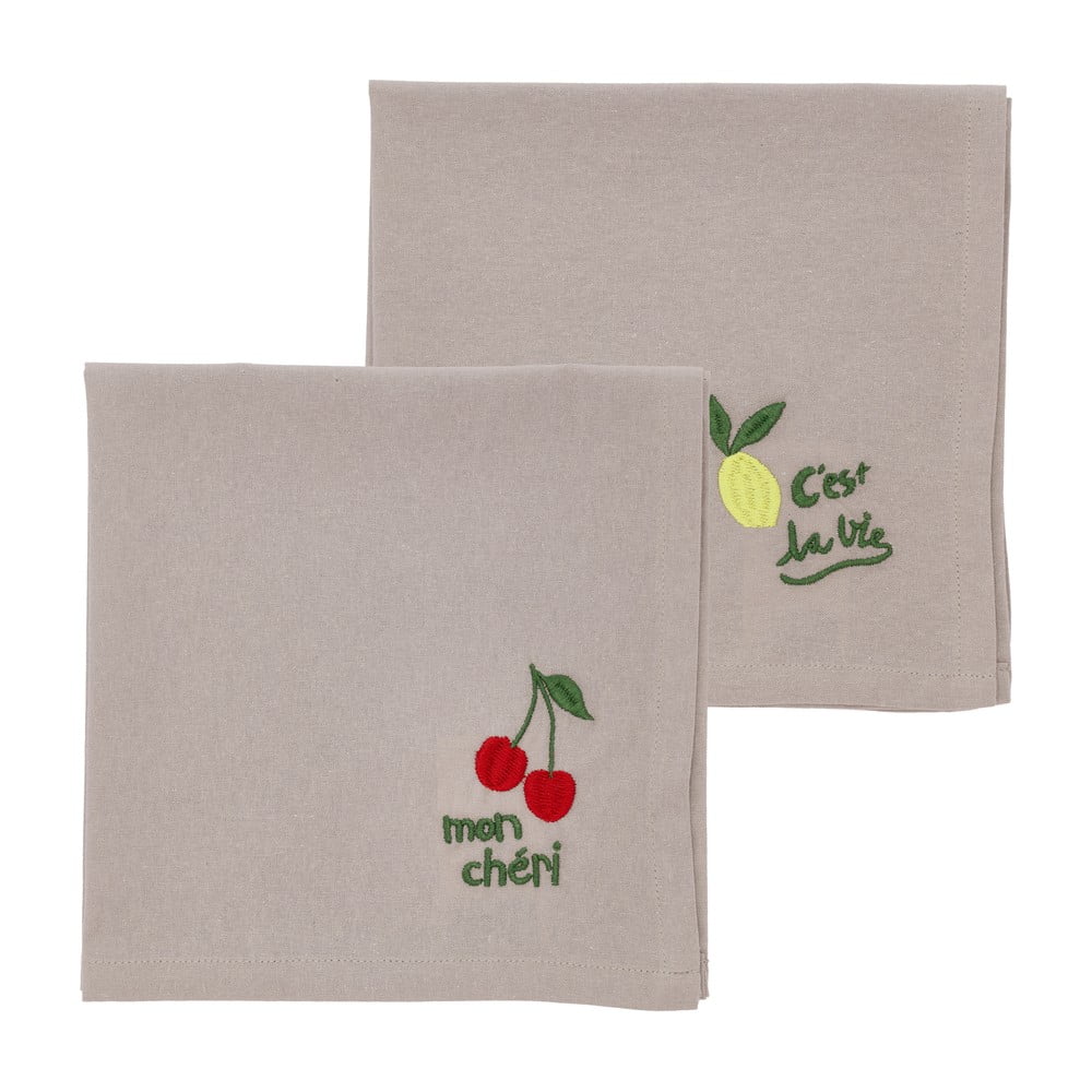 Textilné obrúsky v súprave 2 ks 40x40 cm Bistro – Södahl