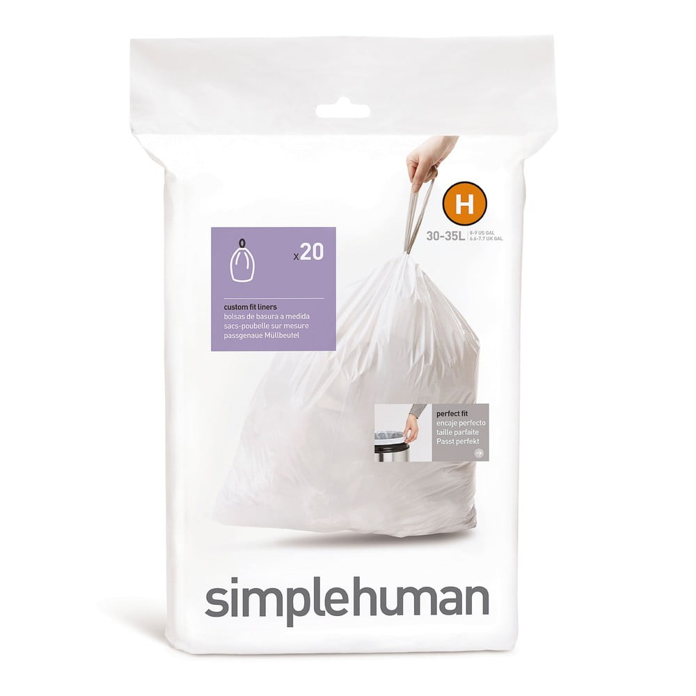 Sťahovacie vrecia na odpadky v súprave 20 ks 35 l H – simplehuman