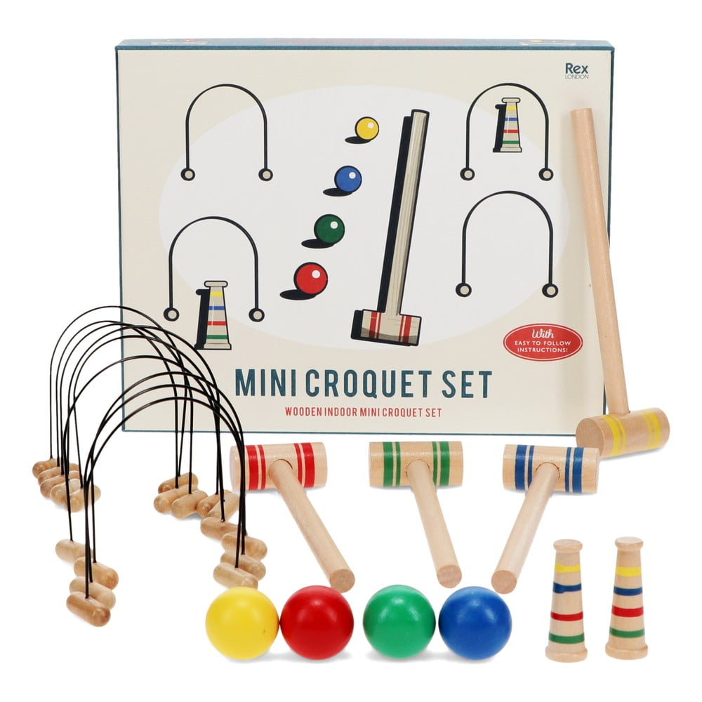 Stolový kroket Mini Croquet Set – Rex London