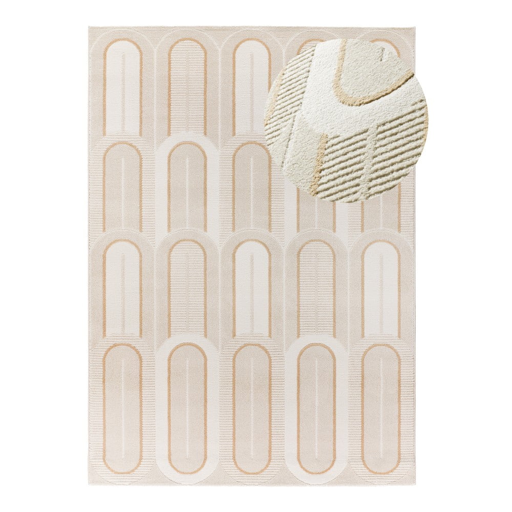 Krémový koberec 80x150 cm Flora – Universal