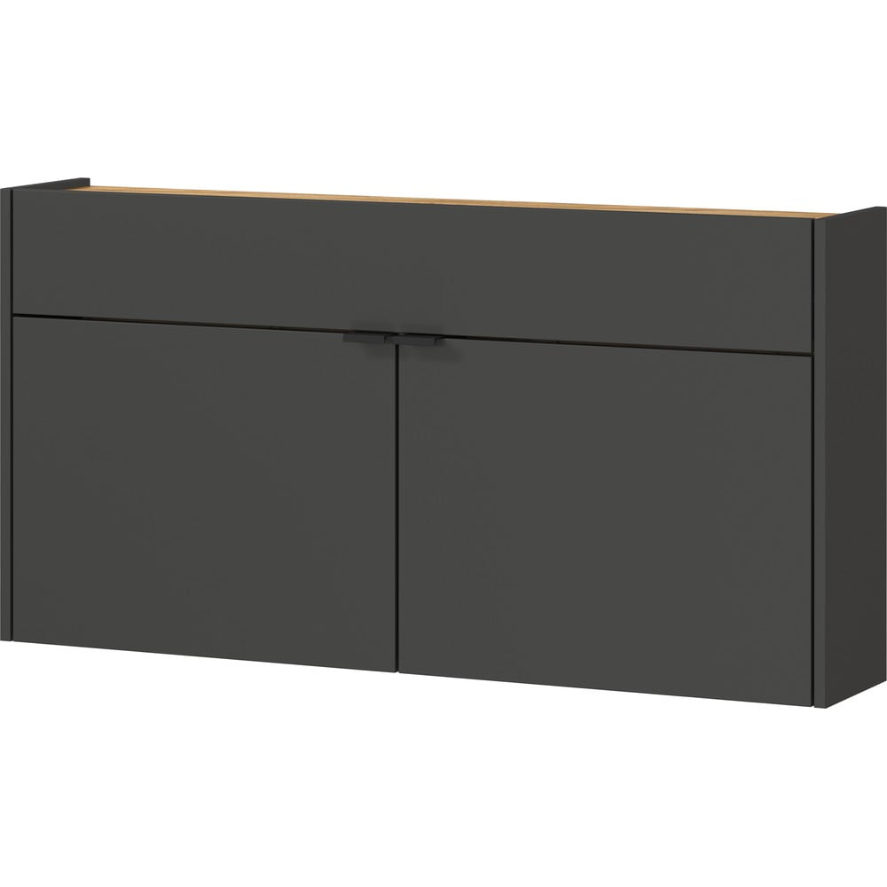 Antracitová skrinka 110x57x22 cm Ameca – Germania