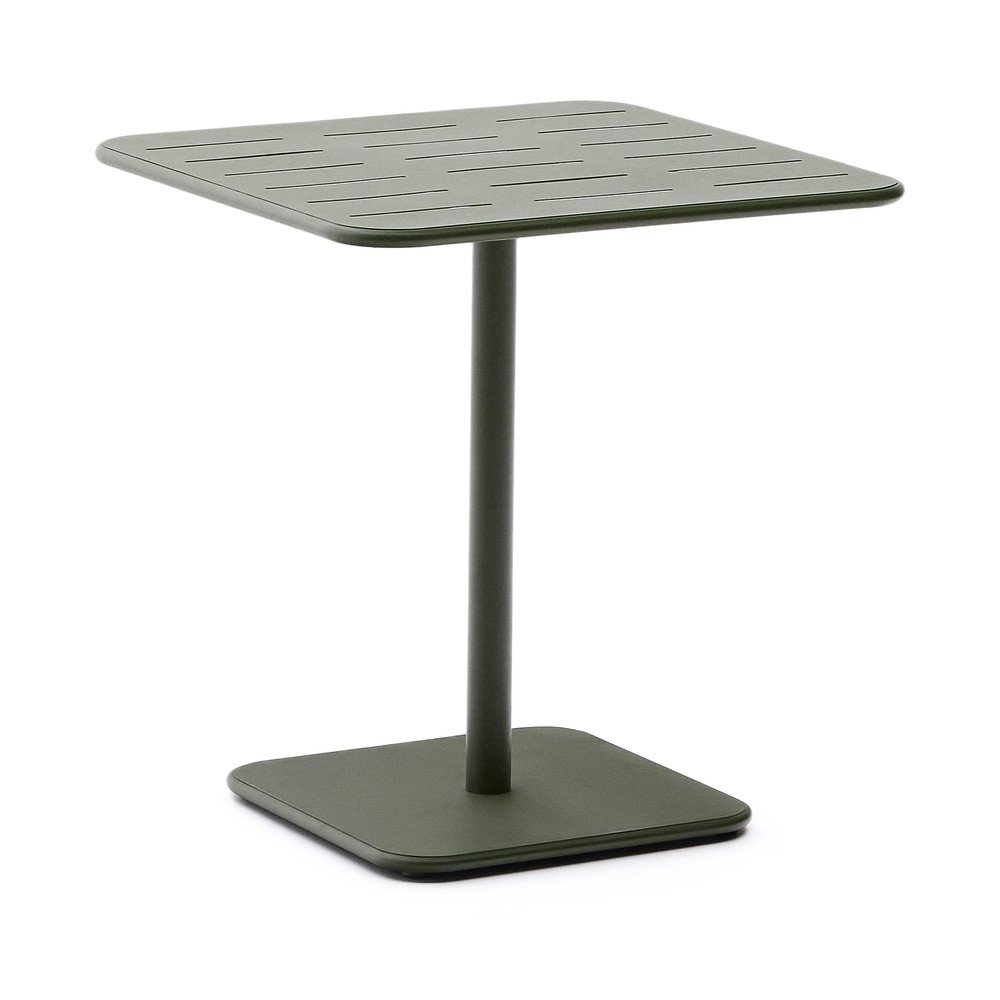 Oceľový záhradný jedálenský stôl 70x70 cm Brai – Kave Home