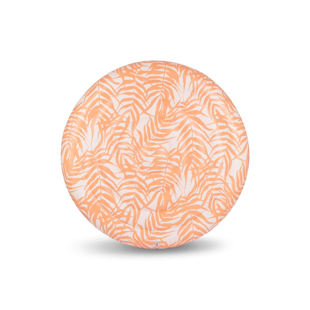 Oranžový nafukovací plážový matrac The Nice Fleet Bahia