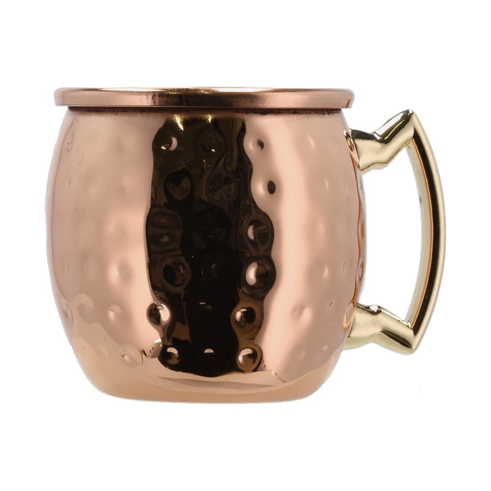Oceľové hrnčeky v súprave 4 ks v medenej farbe 80 ml Moscow Mule – Lyngby Glas