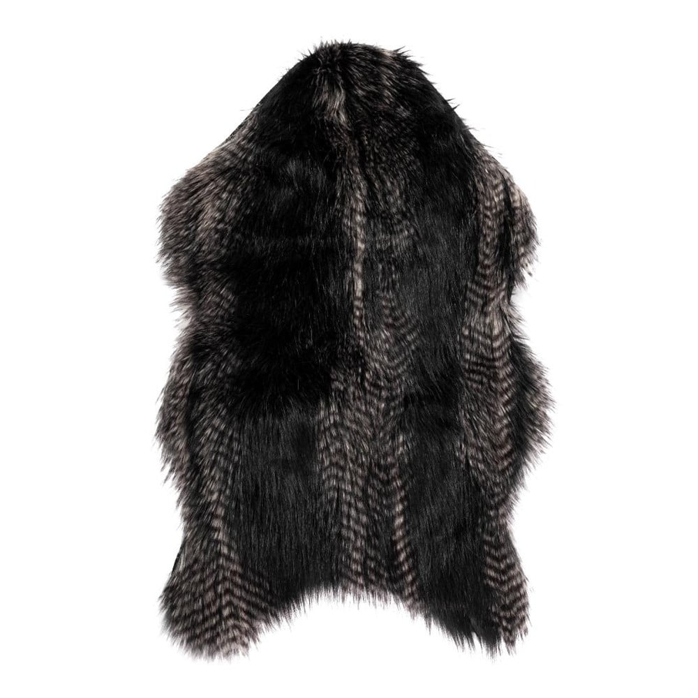 Čierna umelá kožušina Tiseco Home Studio Fox