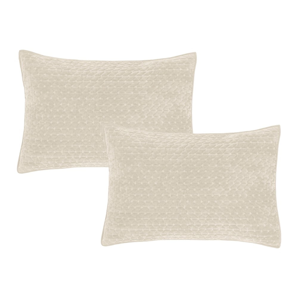Obliečky na vankúše v súprave 2 ks 50x75 cm Attica Velvet Embroidered – Bianca