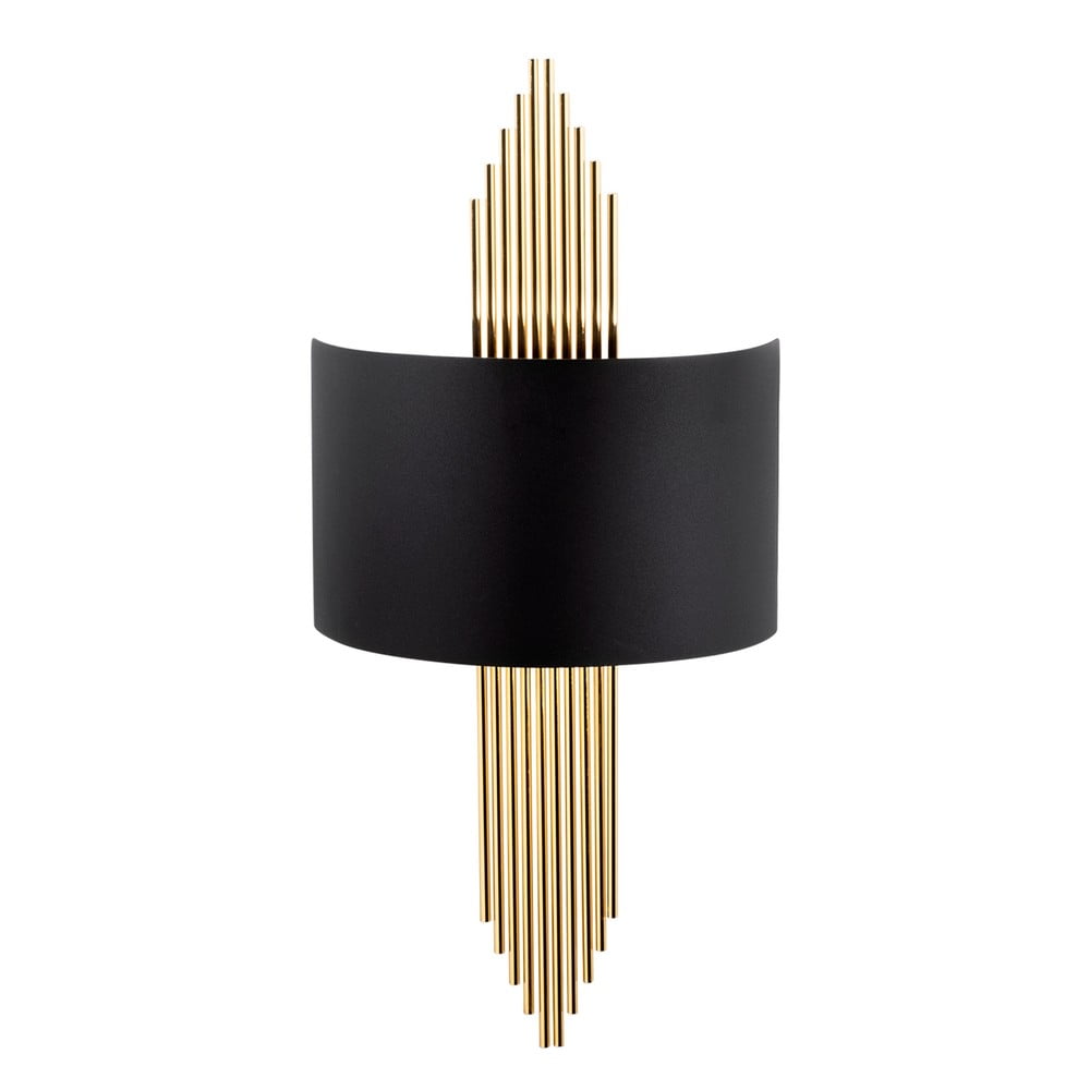 Čierne/v zlatej farbe nástenné svietidlo Rayi – Opviq lights