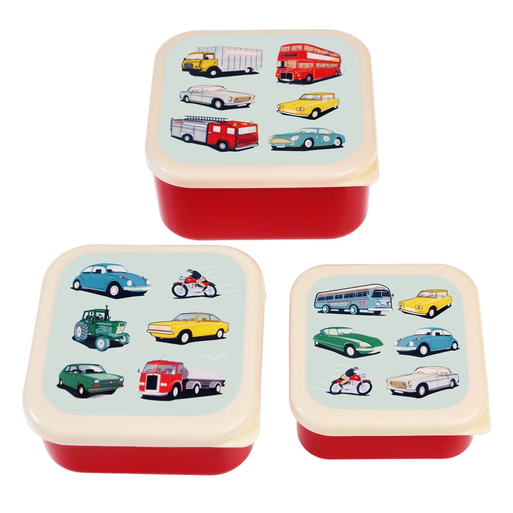 Detský desiatový box 3 ks Road Trip – Rex London