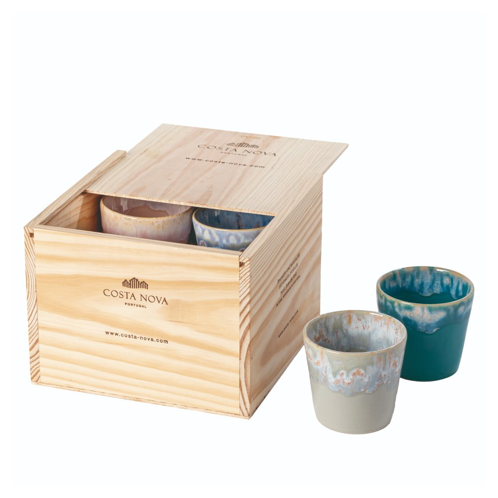 Kameninové šálky v súprave 8 ks na espresso 210 ml Grespresso – Costa Nova