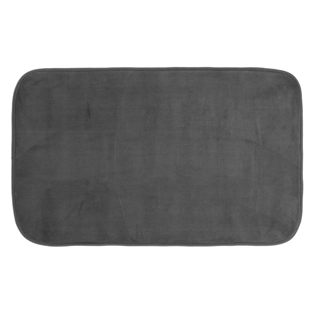Antracitová kúpeľňová predložka 45x75 cm Vitamine – douceur d'intérieur