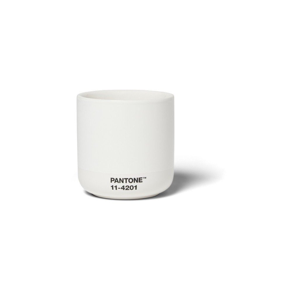 Biela keramická šálka na cappuccino 175 ml Cortado Cloud Dancer - Pantone