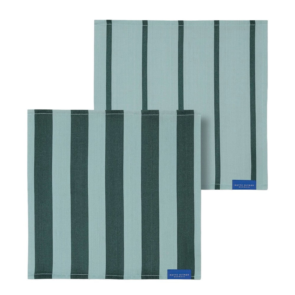 Textilné obrúsky v súprave 2 ks Stripes – Mette Ditmer Denmark