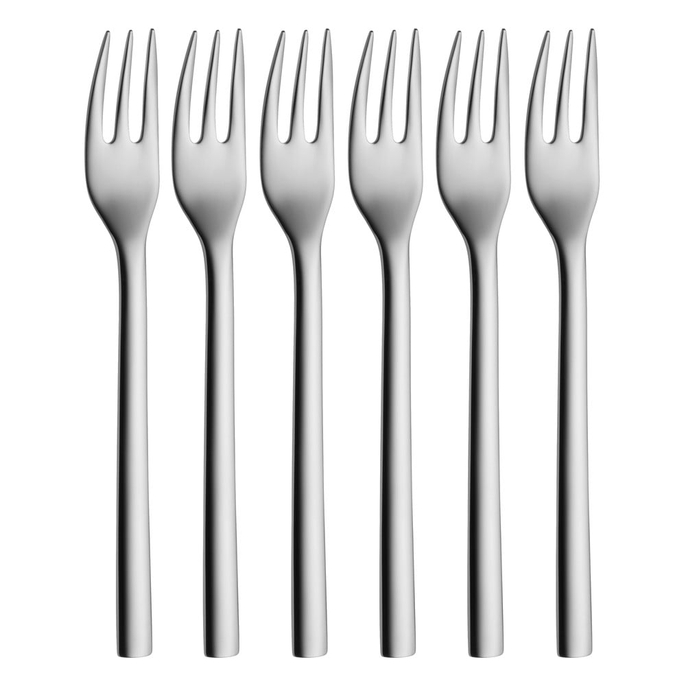 Sivé antikoro dezertné vidličky v súprave 6 ks Nuova – WMF